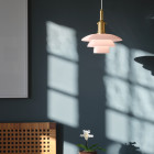 Louis Poulsen PH 3 3 Pale Rose Pendant Lifestyle Bedroom