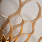 Tom Raffield Arame Wall Light Ash Details