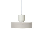 Ferm Living Collect Bell Socket Pendant Record White Grey