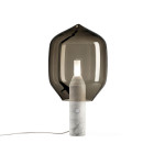 Established & Sons Lighthouse Table Lamp - Carrara/ Black