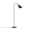 &Tradition Bellevue AJ7 Floor Lamp Grey and bronzed brass