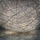 Catellani & Smith Fil de Fer Pendant Light Aluminium