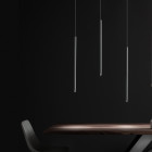 Axolight Virtus LED Suspension Anthracite Grey Above Table