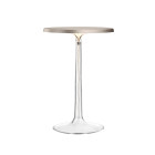 Flos Bon Jour LED Table Lamp - Matt Chrome, No Crown