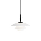 Louis Poulsen PH 3½-3 Glass Pendant - Chrome
