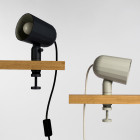 Hay Noc Clamp Light Dark Grey and Off-White