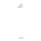 Louis Poulsen Yuh LED Floor Lamp Brass / White