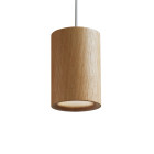 Case Solid Cylinder Pendant Natural Oak