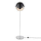 Gubi Multi-Lite Floor Lamp Chrome Black