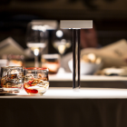 Davide Groppi TeTaTeT Flute LED Table Lamp - On Dining Table