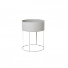 Ferm Living Plant Box Round Light Grey