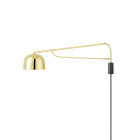 Normann Copenhagen Grant LED Wall Light 43cm Brass