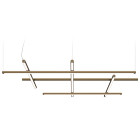 Panzeri Hilow LED Pendant Light High Emission Bronze