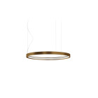 Panzeri Zero Round Horizontal LED Pendant 50 Bronze