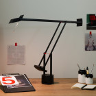 Black Artemide Tizio Table Lamp