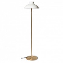 RUBN Bolero LED Floor Lamp White Brass Small