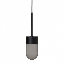 RUBN Vox Pendant Light Black Smoked Glass