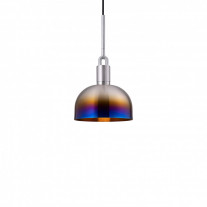 Buster + Punch Forked Metal Shade Pendant Medium Burnt Steel