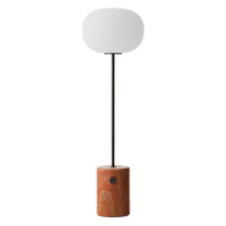 Audo Copenhagen JWDA Floor Lamp Verona Travertine/Bronzed Brass