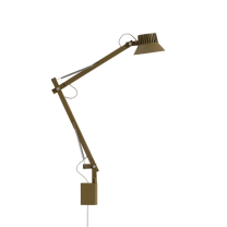 Muuto Dedicate S2 LED Wall Lamp - Brown/Green