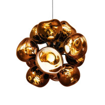 Tom Dixon Melt LED Burst Chandelier - Gold