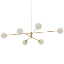 CTO Lighting Trevi Pendant - Brass Large