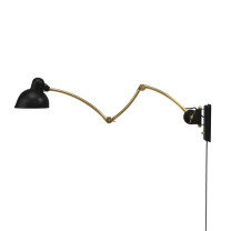 Fritz Hansen Kaiser Idell 6559 Wall Lamp - Black/Brass