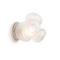 Bocci 100ssp LED Wall / Ceiling Light Clear White Large Plate