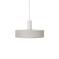 Ferm Living Collect Low Socket Pendant Record White Grey