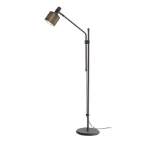 Bert Frank Riddle Single Floor Lamp Dark Bronze