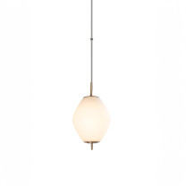 J.Adams & Co Nova Pendant Tall - Antique Brass