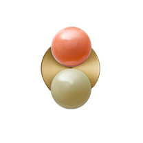 SkLO Dot 2x Wall/Ceiling Light - Apricot/ Light Beige