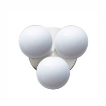SkLO Dot 3x Wall/Ceiling Light - White/ White/ White/ Nickle