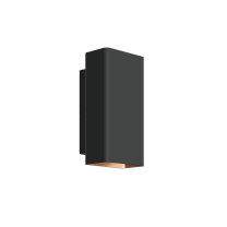 BEGA 50213 LED Wall Light - Black / Copper