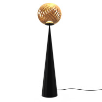 Tom Dixon Whirl Fat Cone Floor Lamp Gold - On
