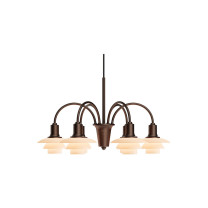 Louis Poulsen PH 1/1 Chandelier Centenary Edition 6 Arm - On