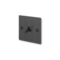 Buster + Punch 1G Toggle Switch - Linear, Smoked Bronze