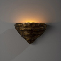 Porta Romana Mollusc Wall Light - On