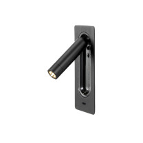 Marset Ledtube RSC USB-C LED Wall Light Matt Black