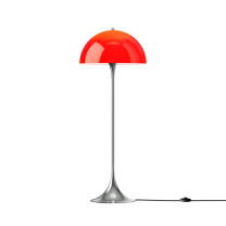 Louis Poulsen Panthella Originals 500 Floor Lamp Opal Red