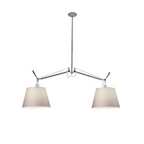 Artemide Tolomeo Basculante Suspension 32 Parchment