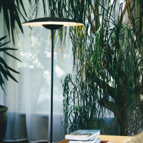 Marset Ginger P LED Floor Lamp Lifestyle Side Table