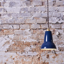 Anglepoise Original 1227 Brass Pendant in Situ