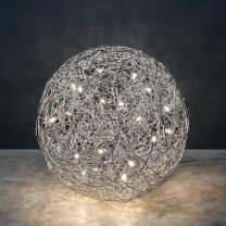 Catellani & Smith Fil de Fer Floor Light Ø50cm Aluminium