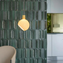 Fontana Arte Parola Suspension Light Lifestyle Living Room