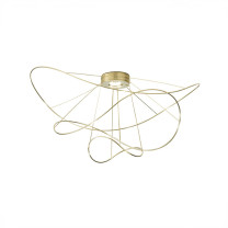 Axolight Hoops LED Ceiling Light 3 Rings - Gold