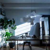 White Foscarini Big Bang XL LED Pendant