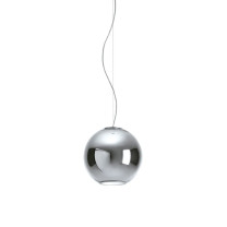 Fontana Arte Globo Di Luce Pendant Medium Chrome