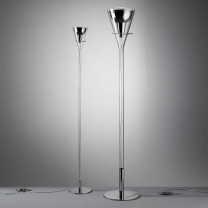 Fontana Arte Flute Floor Lamp Lifestyle Studio Pair