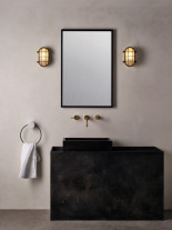 Astro Thurso Oval Wall Light Natural Brass